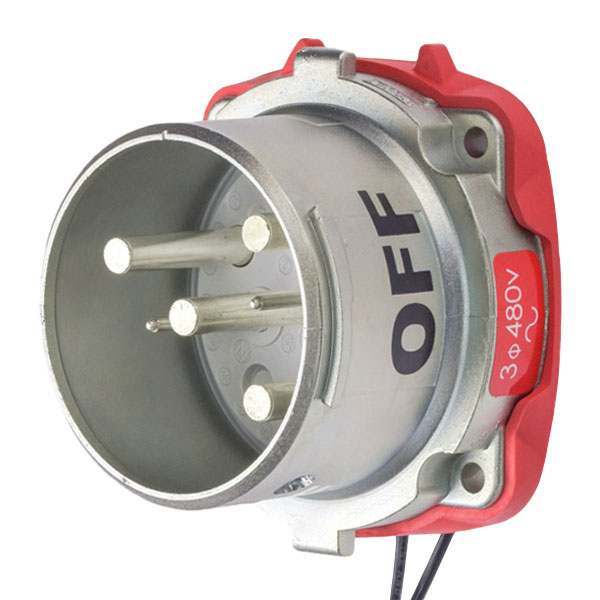 39-68243-K04-972 - DR100 INLET METAL SIZE 4 TYPE 3R 3P+G 100A 480 VAC 60 Hz +2 AUX